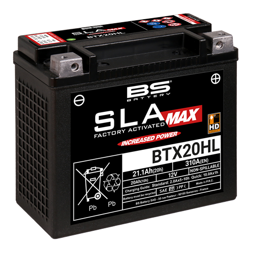 Battery BS BTX20HL SLA-MAX HD