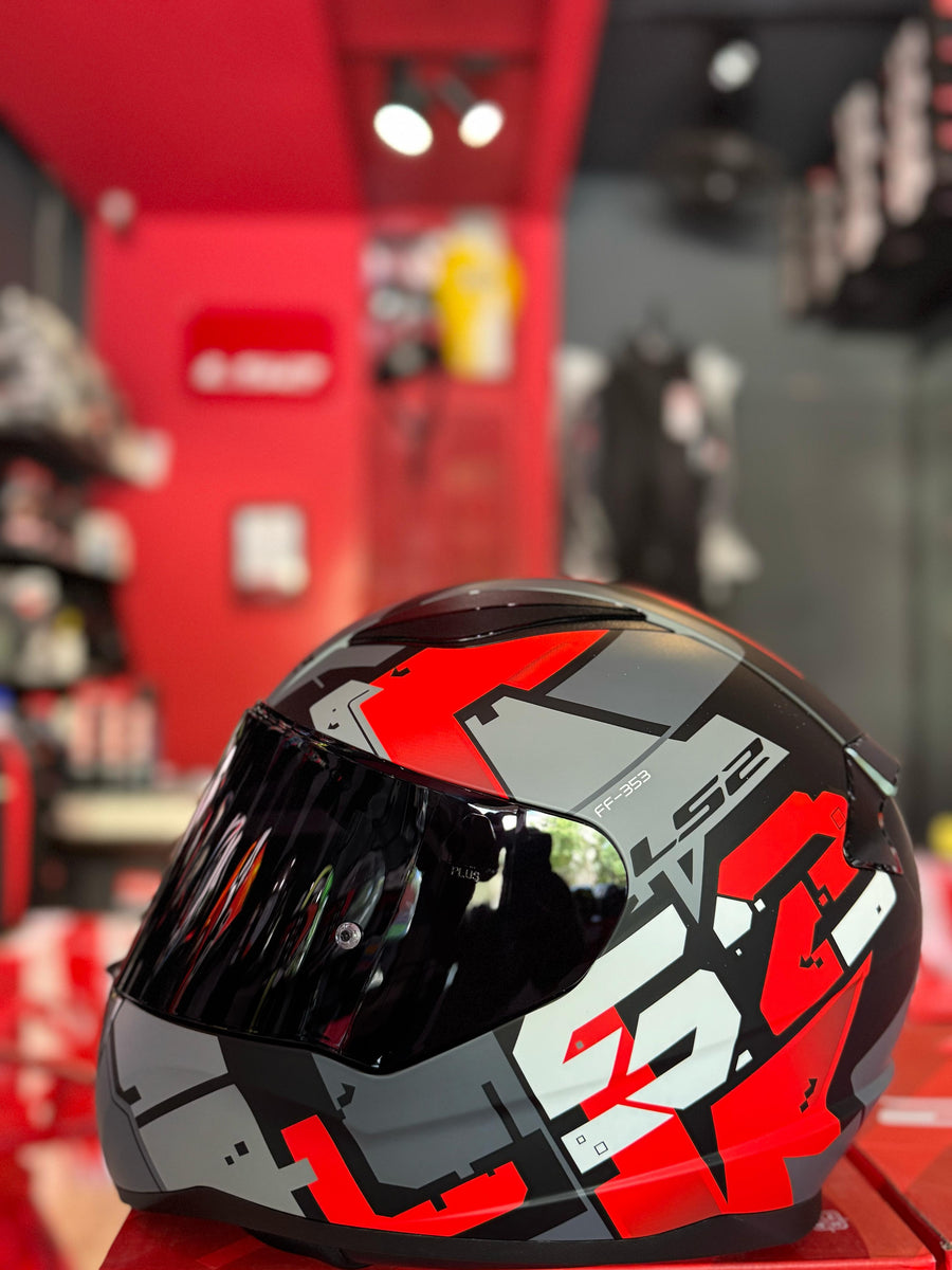 FF353 Rapid II Pixel Red Grey Black – www.ls2helmetspk.com