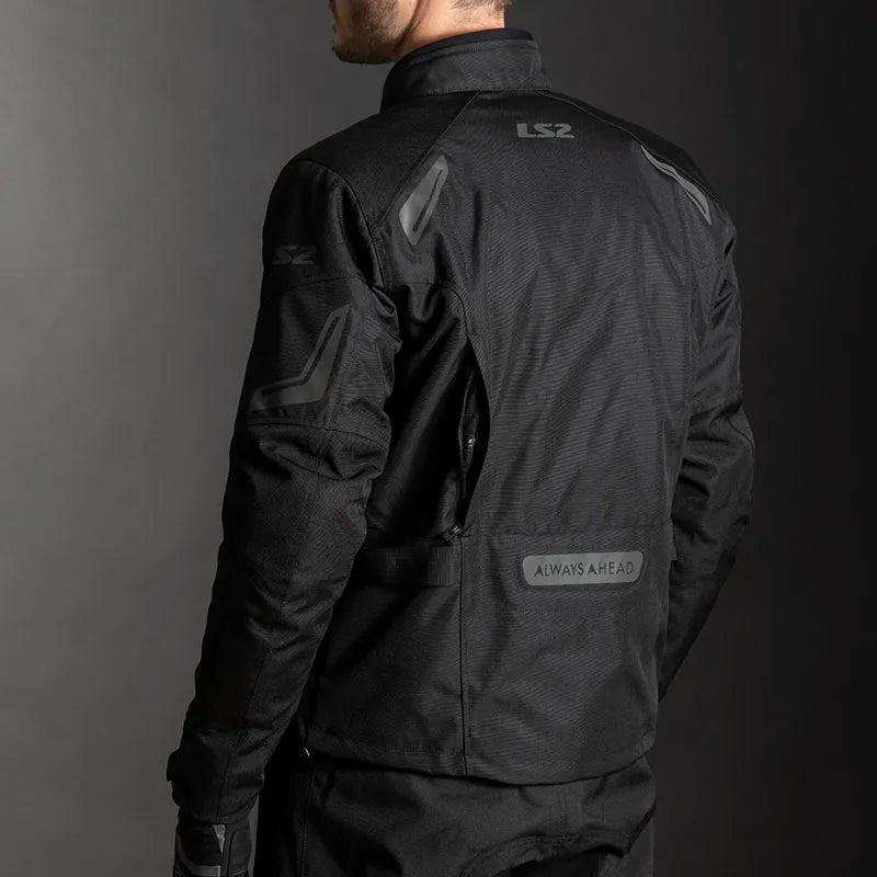 LS2 PHASE MENS JACKET BLACK – www.