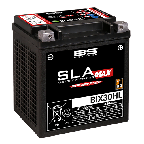 Battery BS BIX30HL SLA-MAX HD