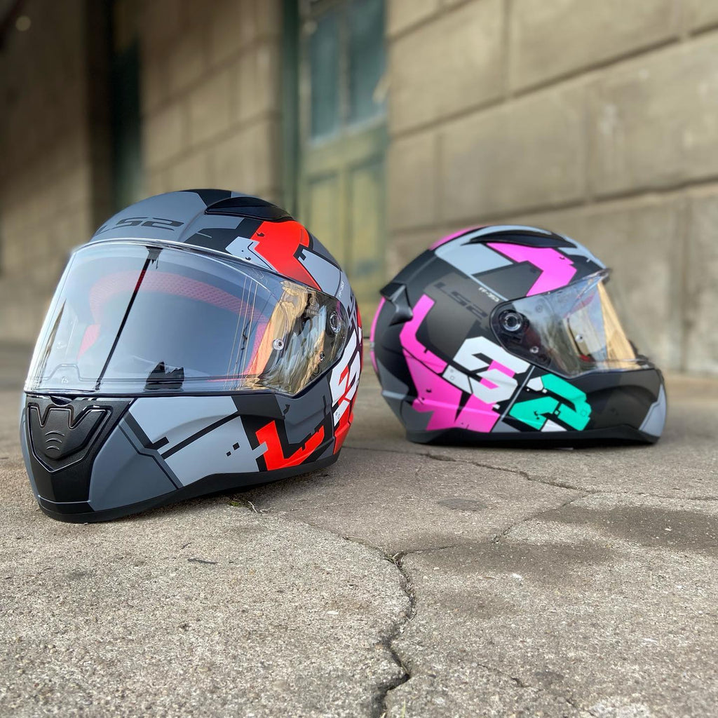 FF353 Rapid II Pixel Red Grey Black – www.ls2helmetspk.com