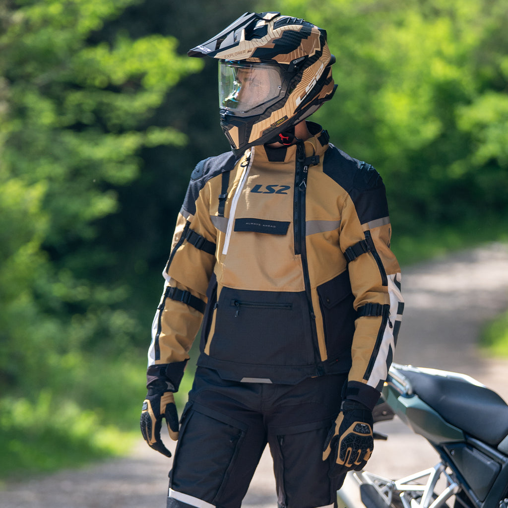 LS2 X-MASTER  MAN JACKET SAND BLACK GREY