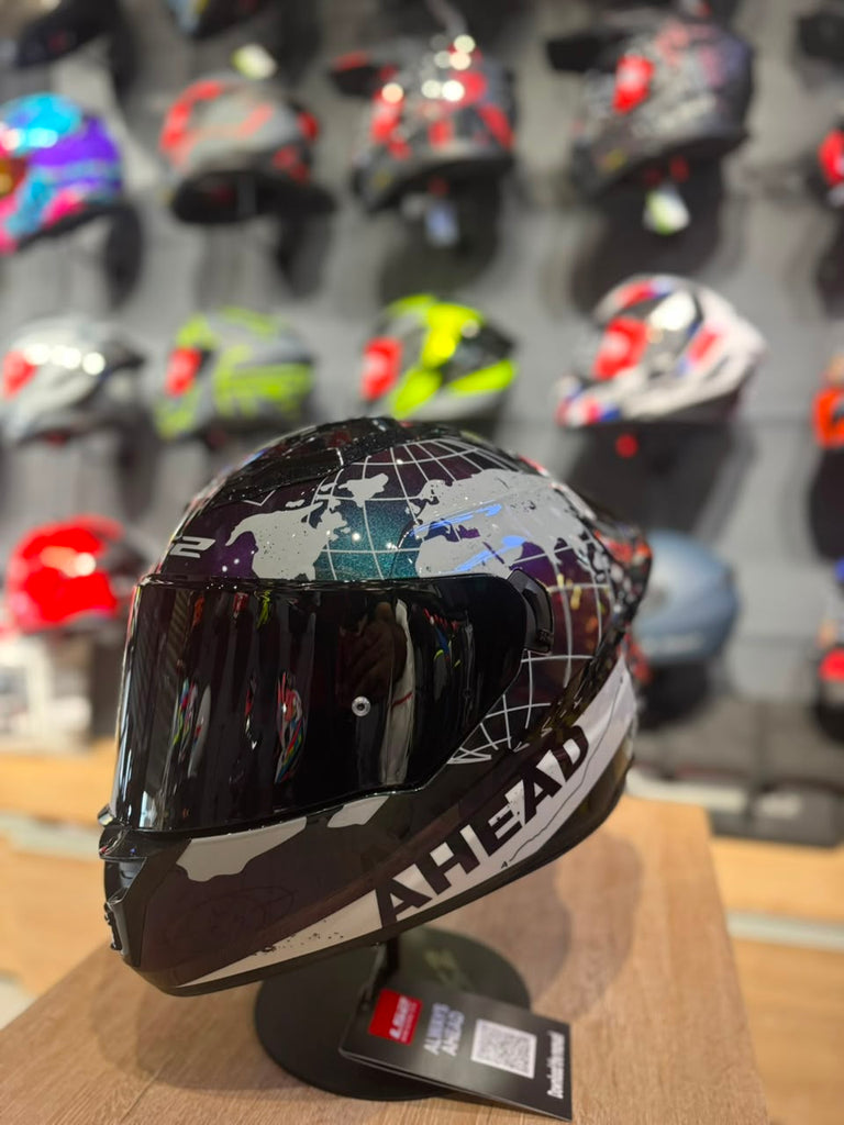 agv chameleon helmet FF806 Fusion Beyond Gloss Blue – Color:light grey Diamond Generation 3 Hollow combos density EPS provides excellent