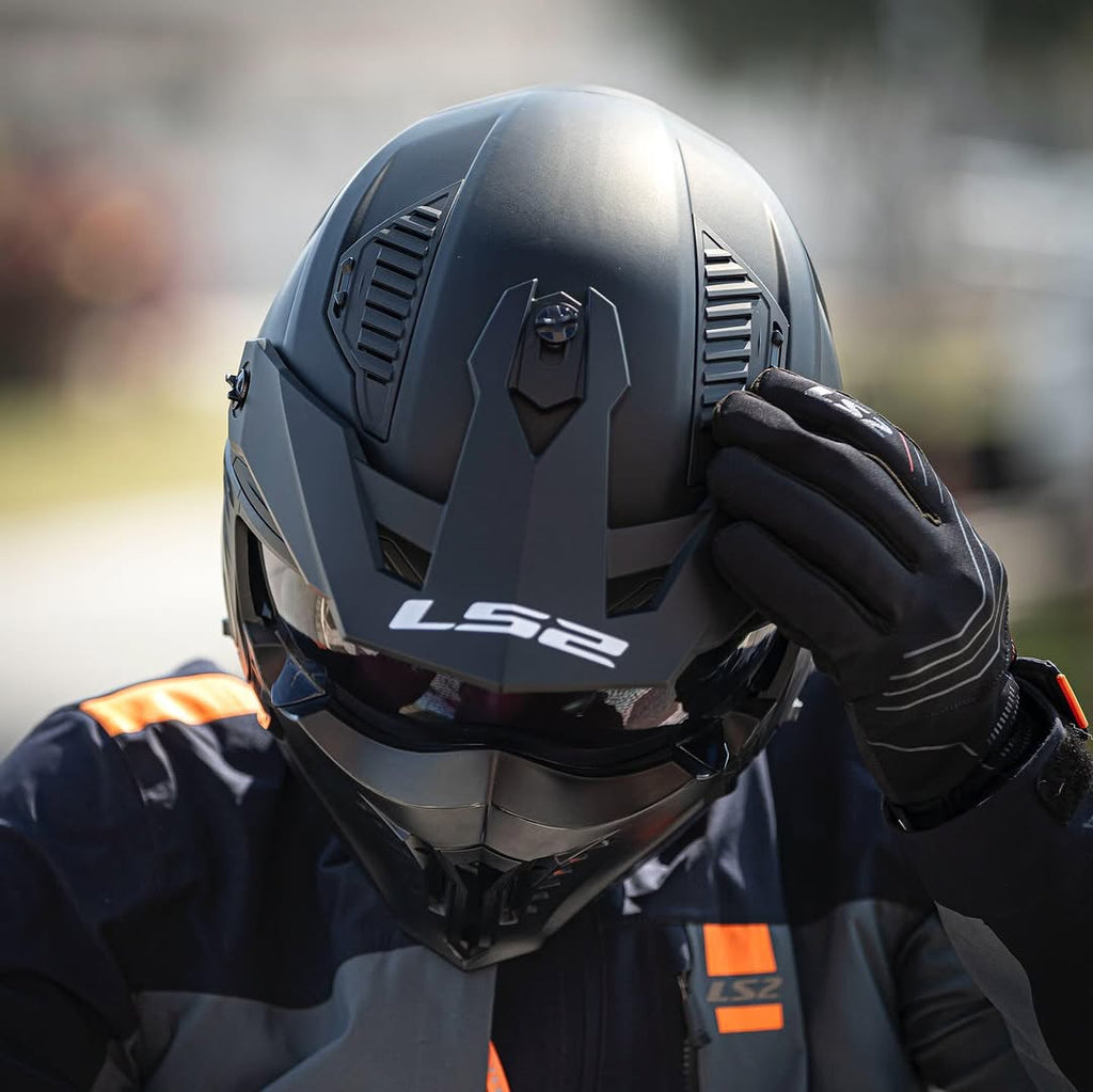 OF606 Drifter Matt Black – www.ls2helmetspk.com