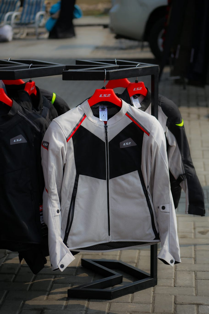 LS2 Breeze Man Jakcet Grey Black Red