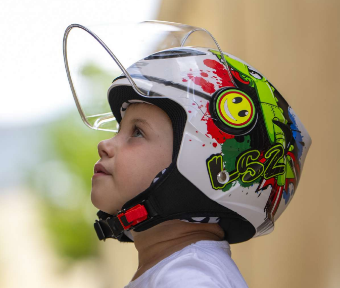 kids in helmets