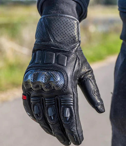 LS2 Spark man Racing Gloves Black