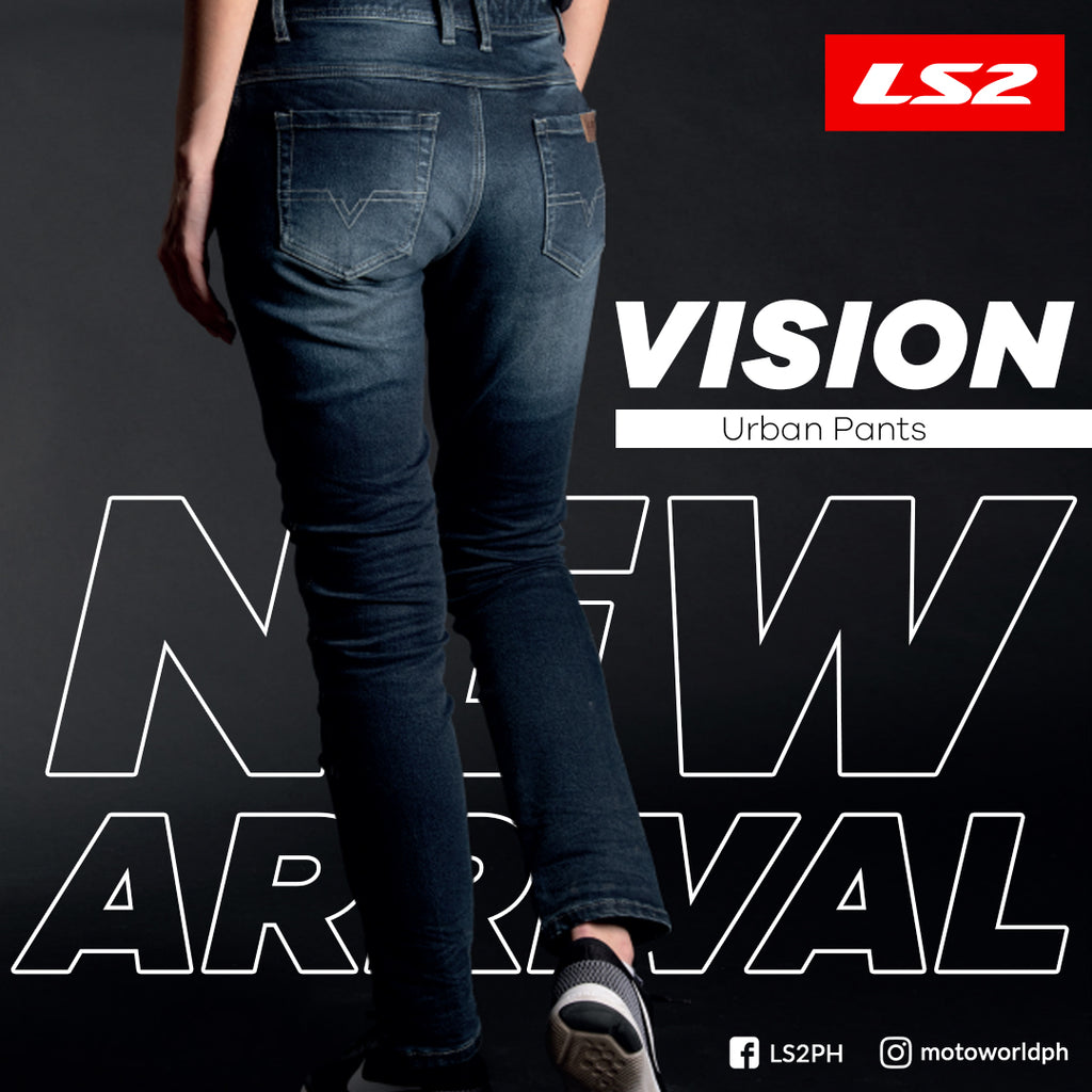 LS2 Vision Evo Man Denim Kevlar Pants