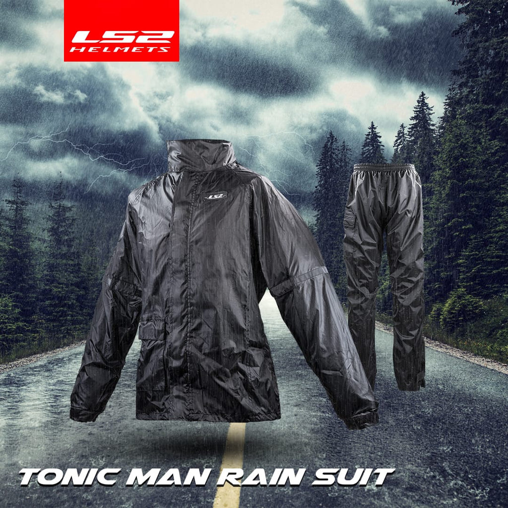 LS2 Tonic Man Rain Suit Black