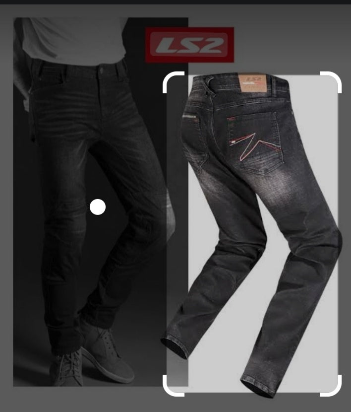 LS2 Dakota Man Jeans Black Pants