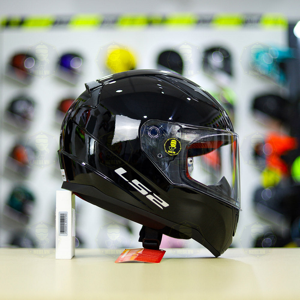 ls2 full face helmet ff350 phobia black FF353 Rapid II Gloss Black – www.ls2helmetspk.com